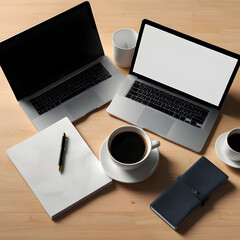 Minimalist Flat Lay Workspace