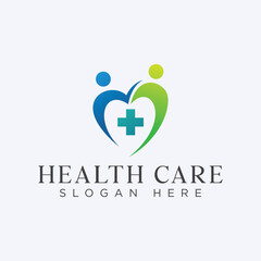 Healthcare logo, hospital logo, medical logo, health icon