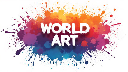 Obraz premium Colorful World Art, Abstract Expression and Creativity