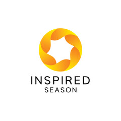A dynamic and colorful logo design representing lively seasonal events and celebrations with a memorable brand identity.