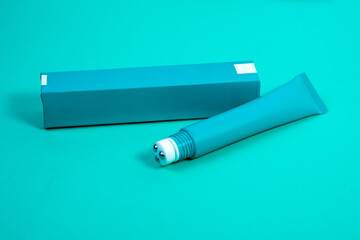 Skincare Product Mockup - Eye Cream Tube on White