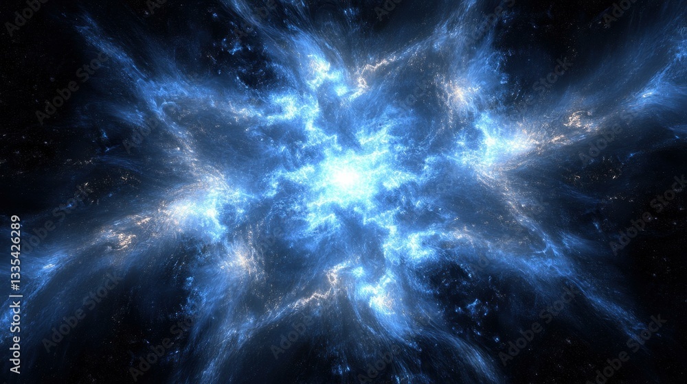 Aufkleber a sleek blue canvas showcasing algorithms for tech visuals, perfect for professionals seeking clarit