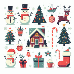 background, christmas, card, illustration, decoration, xmas, greeting, design, winter, white, vector, holiday, celebration, art, banner, happy, merry, tree, abstract, graphic, year, red, season, decem
