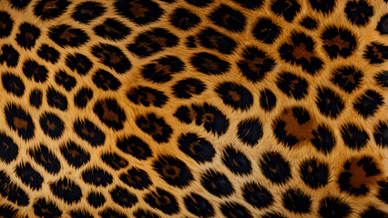 Classic Leopard Fur Texture Artwork