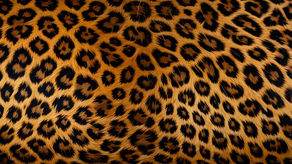 Wild Leopard Print Digital Background