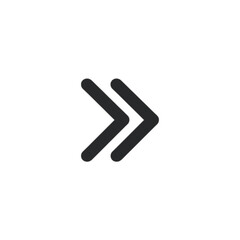 A minimalist design features two bold black arrows pointing to the right