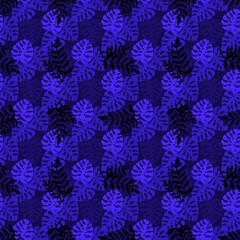 Summer palm leaves seamless flora pattern for wrapping paper and fabrics and linens and kids clothes print