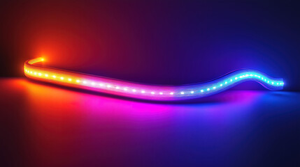 Abstract colorful lights creating a vibrant and dynamic visual effect for creative design projects