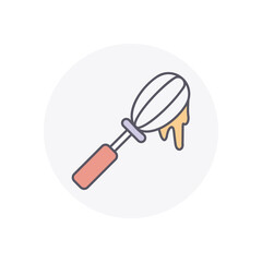 WHISK  vector icon stock illustration