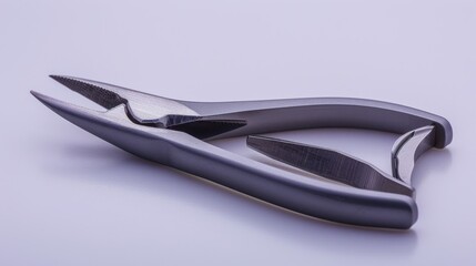 Obraz premium Precision Crafted Stainless Steel Tweezers for Detailed Work and Fine Manipulation Tasks