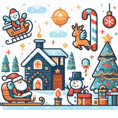 background, christmas, card, illustration, decoration, xmas, greeting, design, winter, white, vector, holiday, celebration, art, banner, happy, merry, tree, abstract, graphic, year, red, season, decem