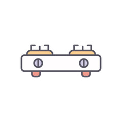 STOVE vector icon stock illustration