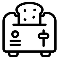 Toaster Icon Element For Design