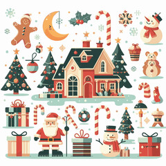background, christmas, card, illustration, decoration, xmas, greeting, design, winter, white, vector, holiday, celebration, art, banner, happy, merry, tree, abstract, graphic, year, red, season, decem