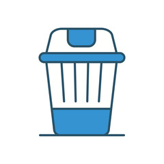 TRASH vector icon stock illustration