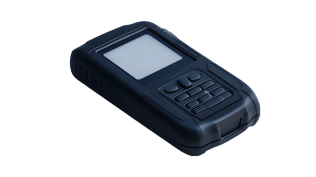 Digital measuring device with display screen ideal for distance calculation area measurement or professional laser rangefinder engineering tool