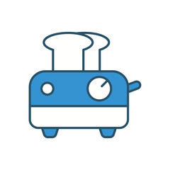 TOSTER vector icon stock illustration