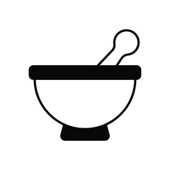 MORTAR vector icon stock illustration