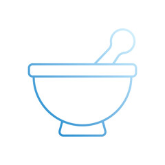 MORTAR vector icon stock illustration