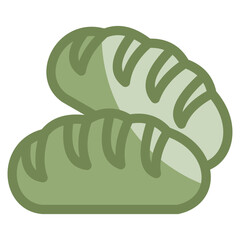Bread Icon Element For Design