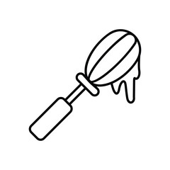 WHISK  vector icon stock illustration