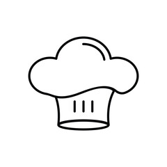 CHEAF HAT vector icon stock illustration