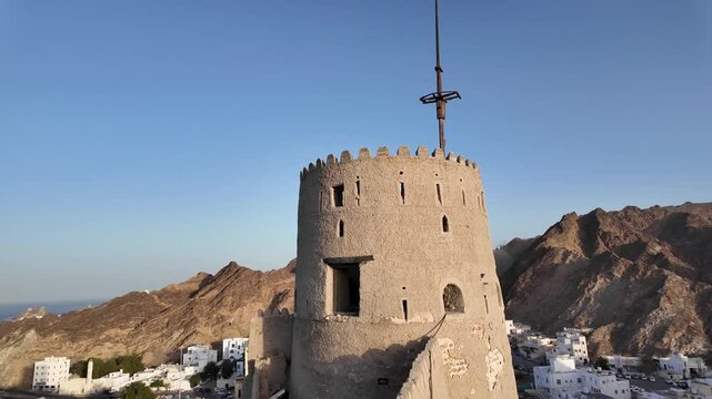 Mutrah Fort in Muscat Oman