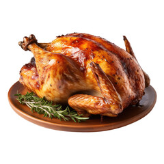 Rotisserie Chicken on transparent background