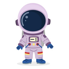 Astronaut vector illustration isolated on white background 