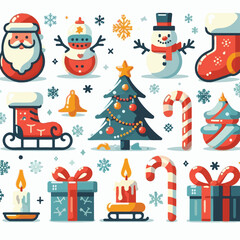 background, christmas, card, illustration, decoration, xmas, greeting, design, winter, white, vector, holiday, celebration, art, banner, happy, merry, tree, abstract, graphic, year, red, season, decem