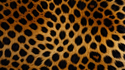 Fototapeta premium Leopard Animal Print Realistic Style