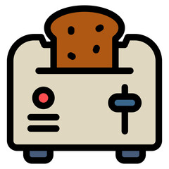 Toaster Icon Element For Design