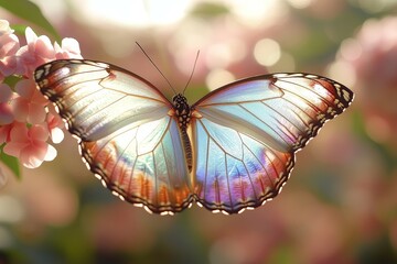 Rainbow Wings of a Butterfly, Rainbows