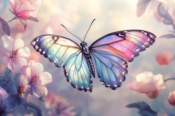 Rainbow Wings of a Butterfly, Rainbows