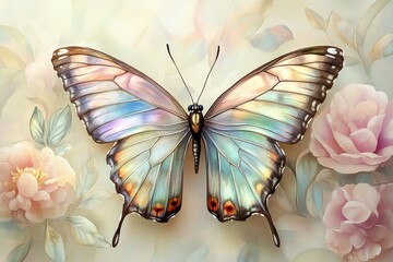 Rainbow Wings of a Butterfly, Rainbows