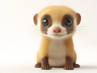 Obraz premium Adorable Meerkat Pup