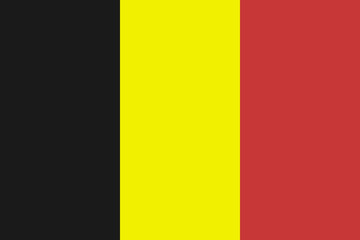 Belgium flag 2 length and 3 width