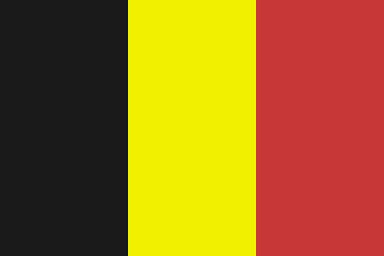 Belgium flag 2 length and 3 width