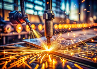 Vintage Plasma Torch Metal Cutting DIY Welding Workshop