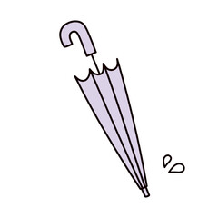 シンプルな傘のイラスト