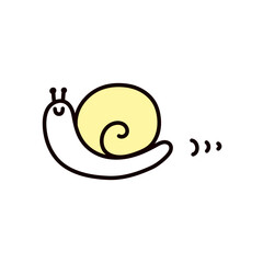 カタツムリのイラスト