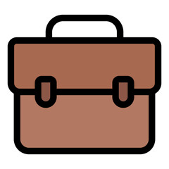 Briefcase Icon Element For Design