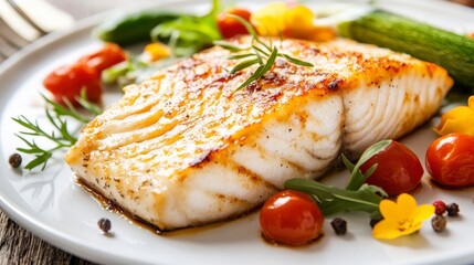 Fresh Grilled Fish Dish