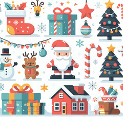 background, christmas, card, illustration, decoration, xmas, greeting, design, winter, white, vector, holiday, celebration, art, banner, happy, merry, tree, abstract, graphic, year, red, season, decem