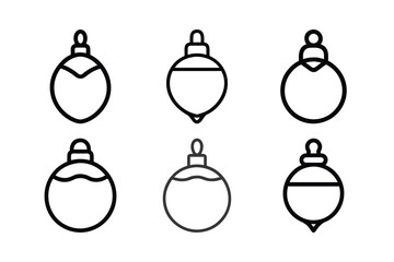 set of outline art design 