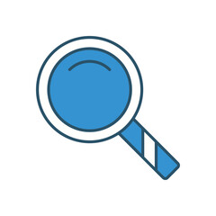 Loupe  vector icon stock illustration