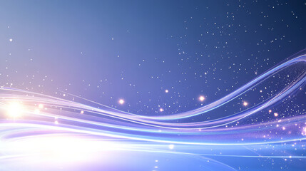 Obraz premium Abstract Blue Starry Sky Technology Background