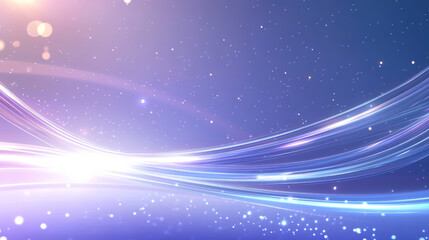 Fototapeta premium Abstract Blue Starry Sky Technology Background