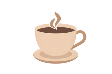 Steaming Hot Beverage in a Ceramic Cup with Saucer Ideal for Coffee or Tea Lovers Perfect for