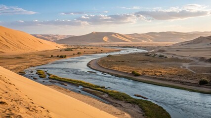river in the mountains